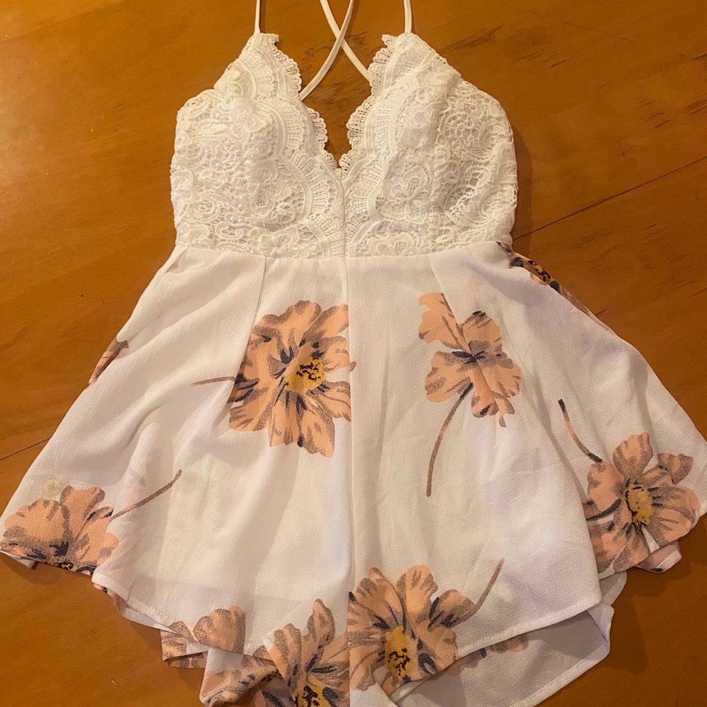Backless Romper